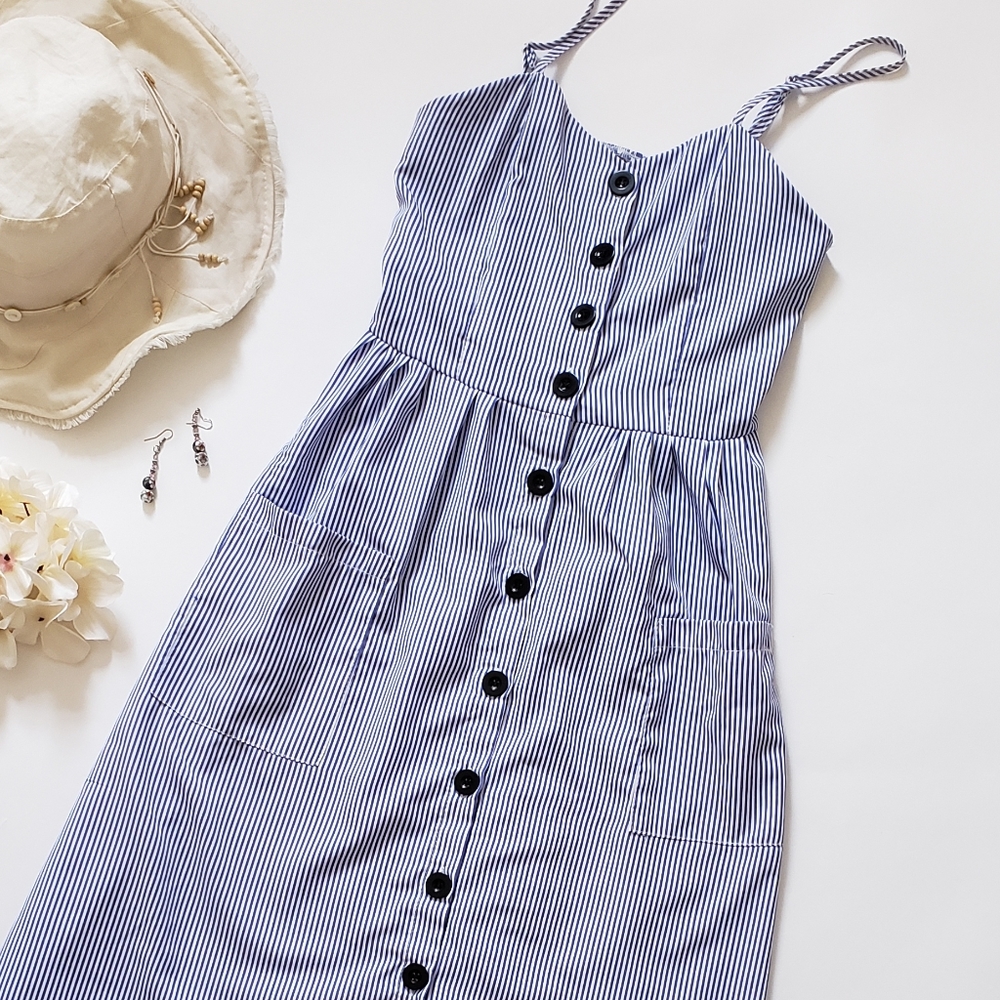 🌿Cute & Simple Striped Summer Dress🌿🌼HP🌼